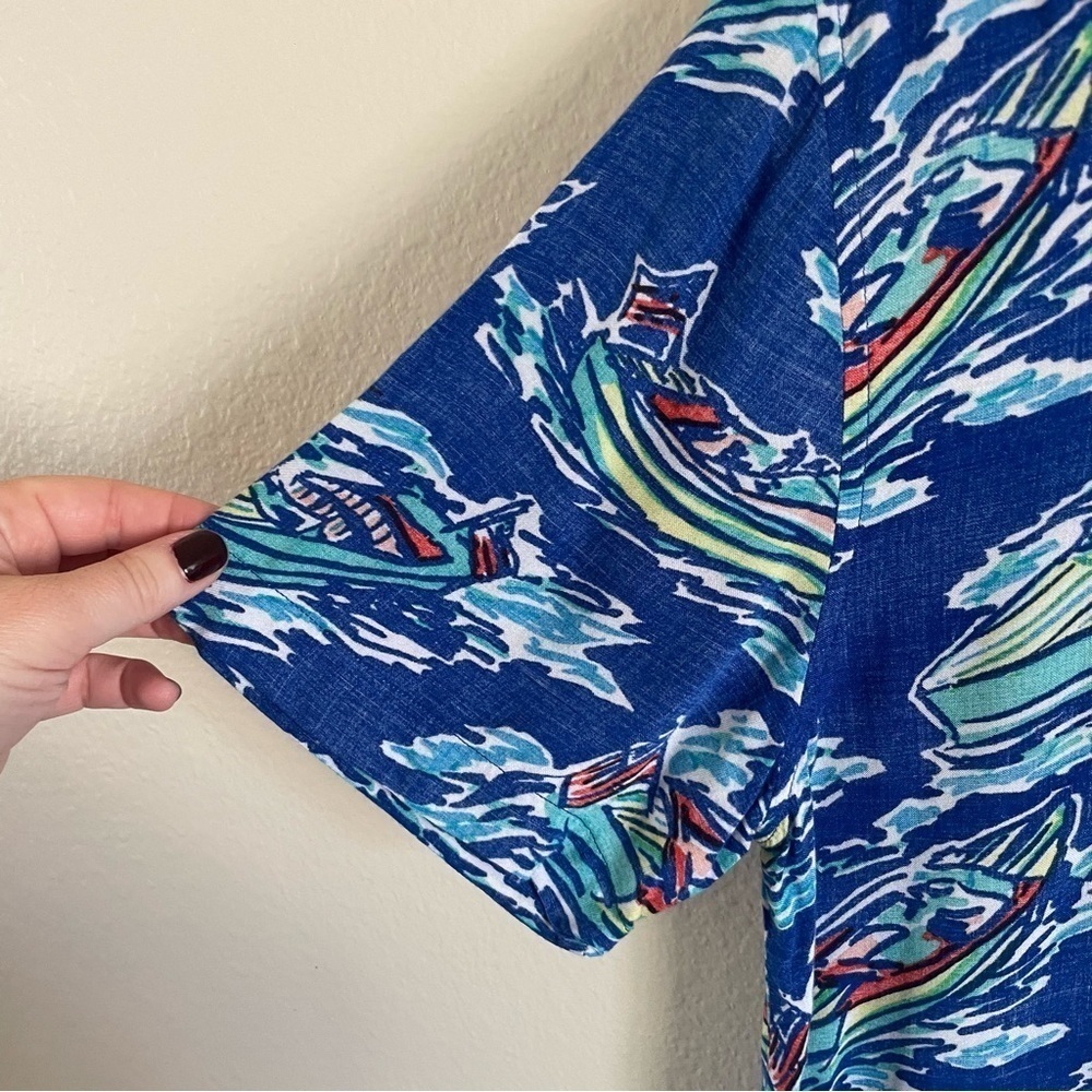 Chubbies Boating The Nutter Button Front Shirt No… - image 3